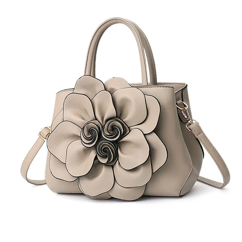 Bolsa Feminina de Couro Impermeável - Floralis