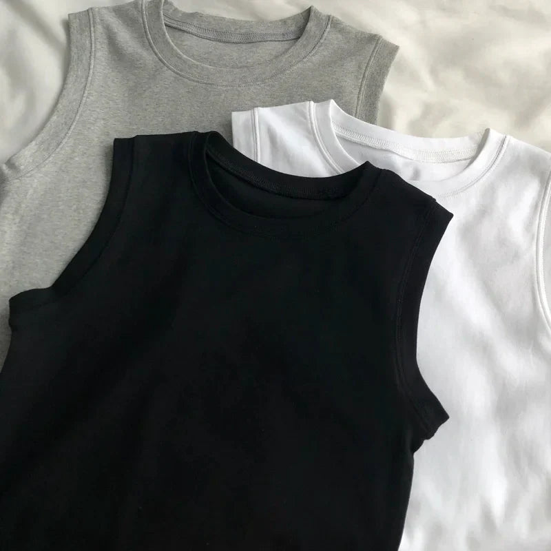 Blusa Regata Algodão & Casimira Drica